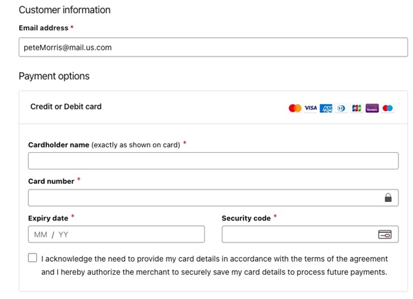 <term:checkout/> Modelul de integrare MIT